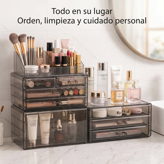 Organizador Acrílico Apilable con Cajones - imagen 2