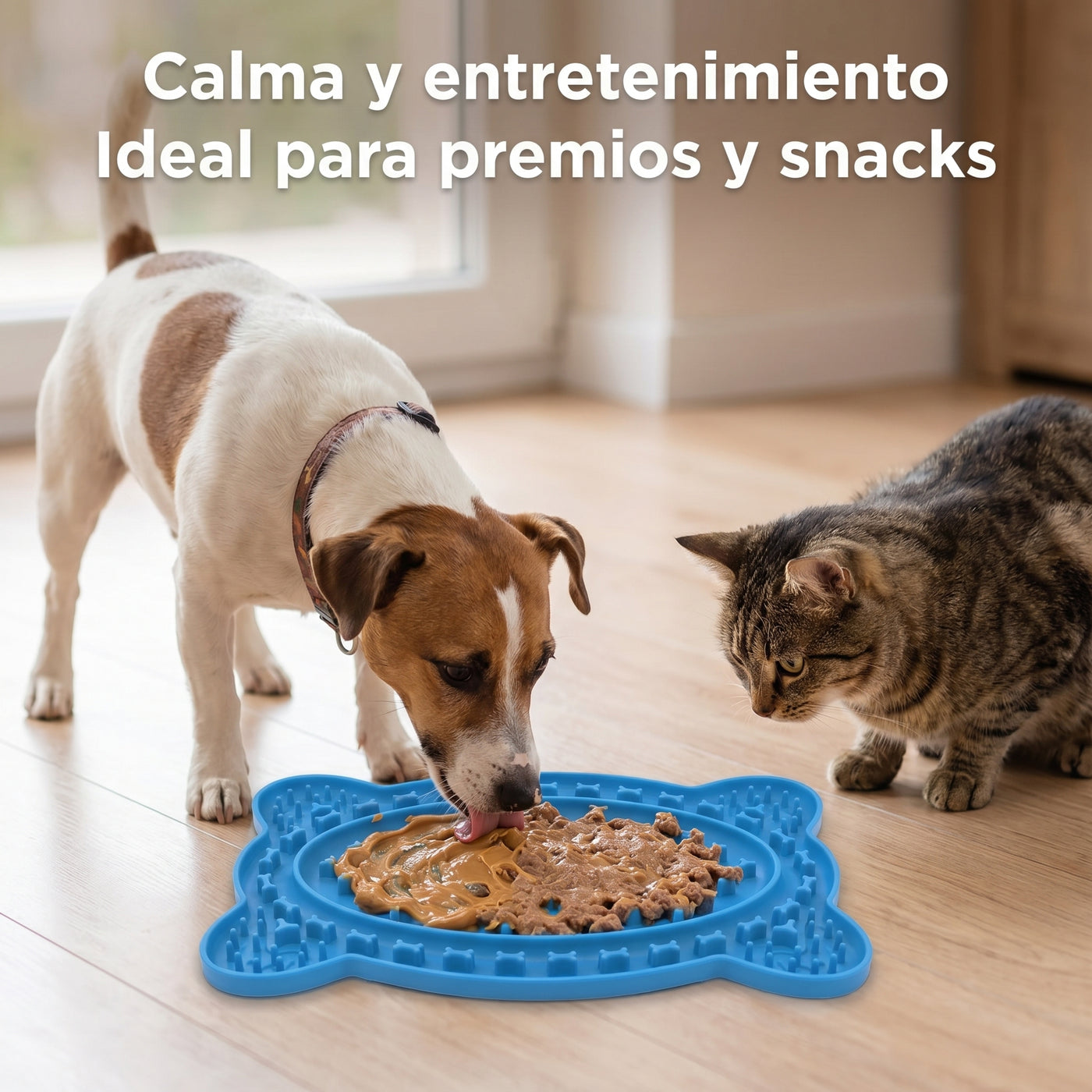 Alfombra de Lamido de Silicona para Mascotas - imagen 2