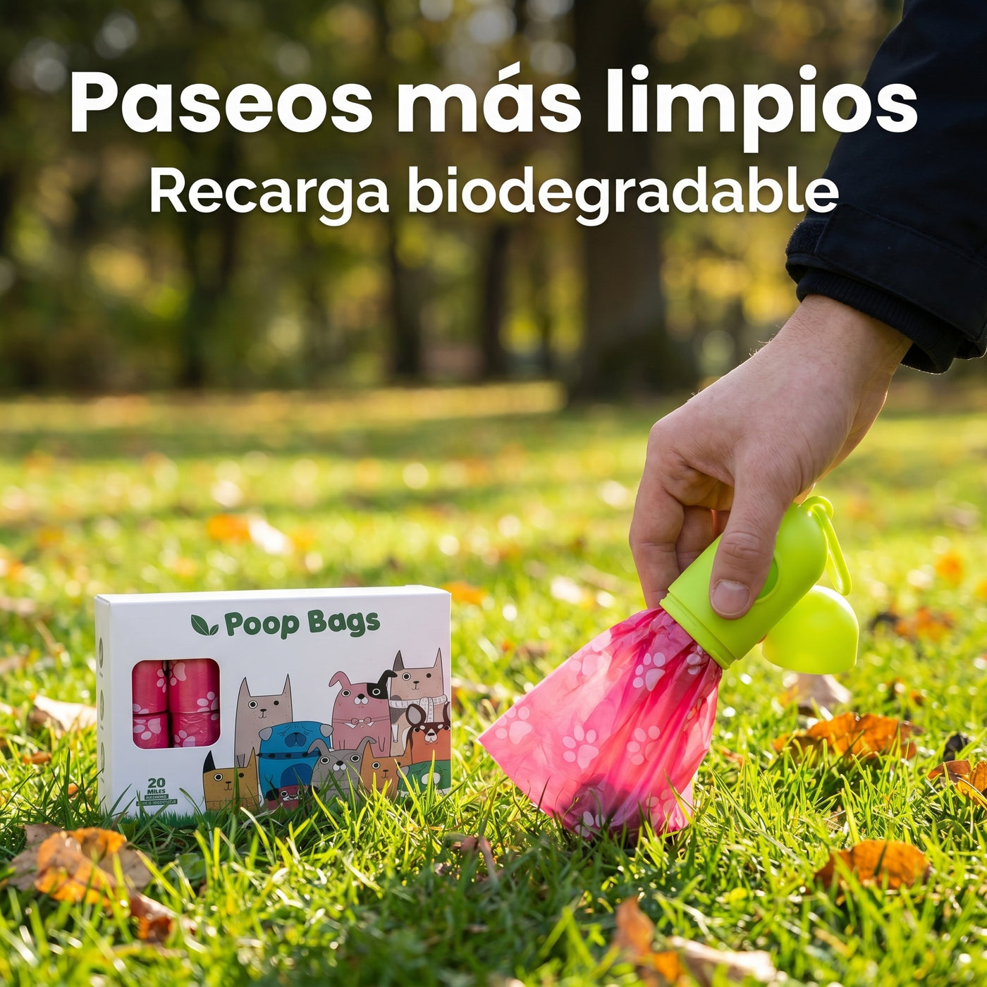Rollos de Bolsas Biodegradables para Perro - imagen 2