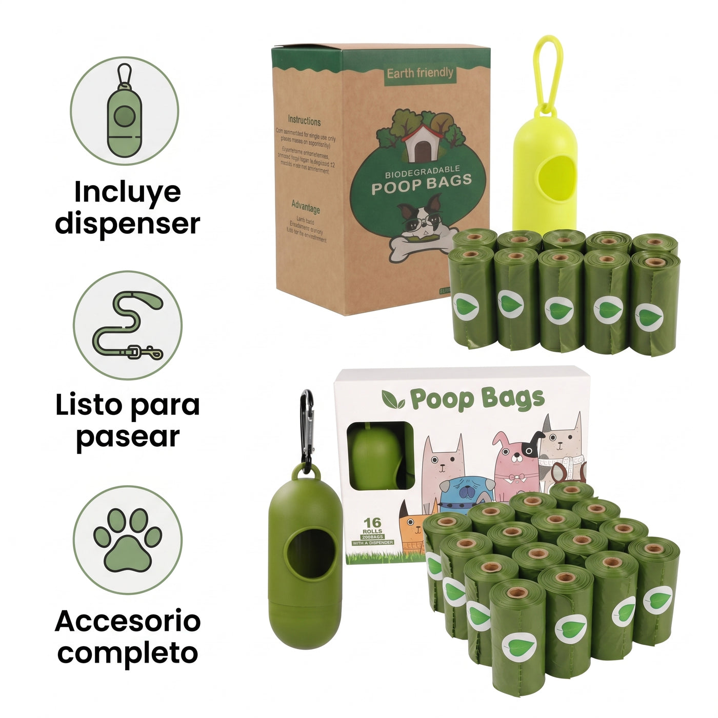 Pack Dispenser + Bolsas para Perro - imagen 3