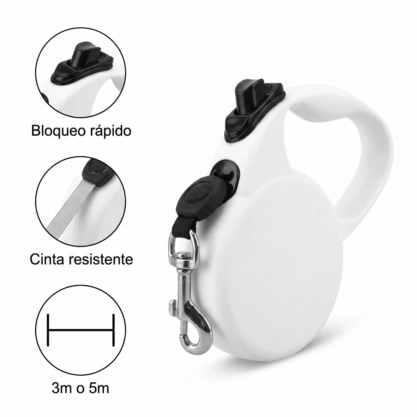 Correa Retráctil para Perro 3m/5m - imagen 3