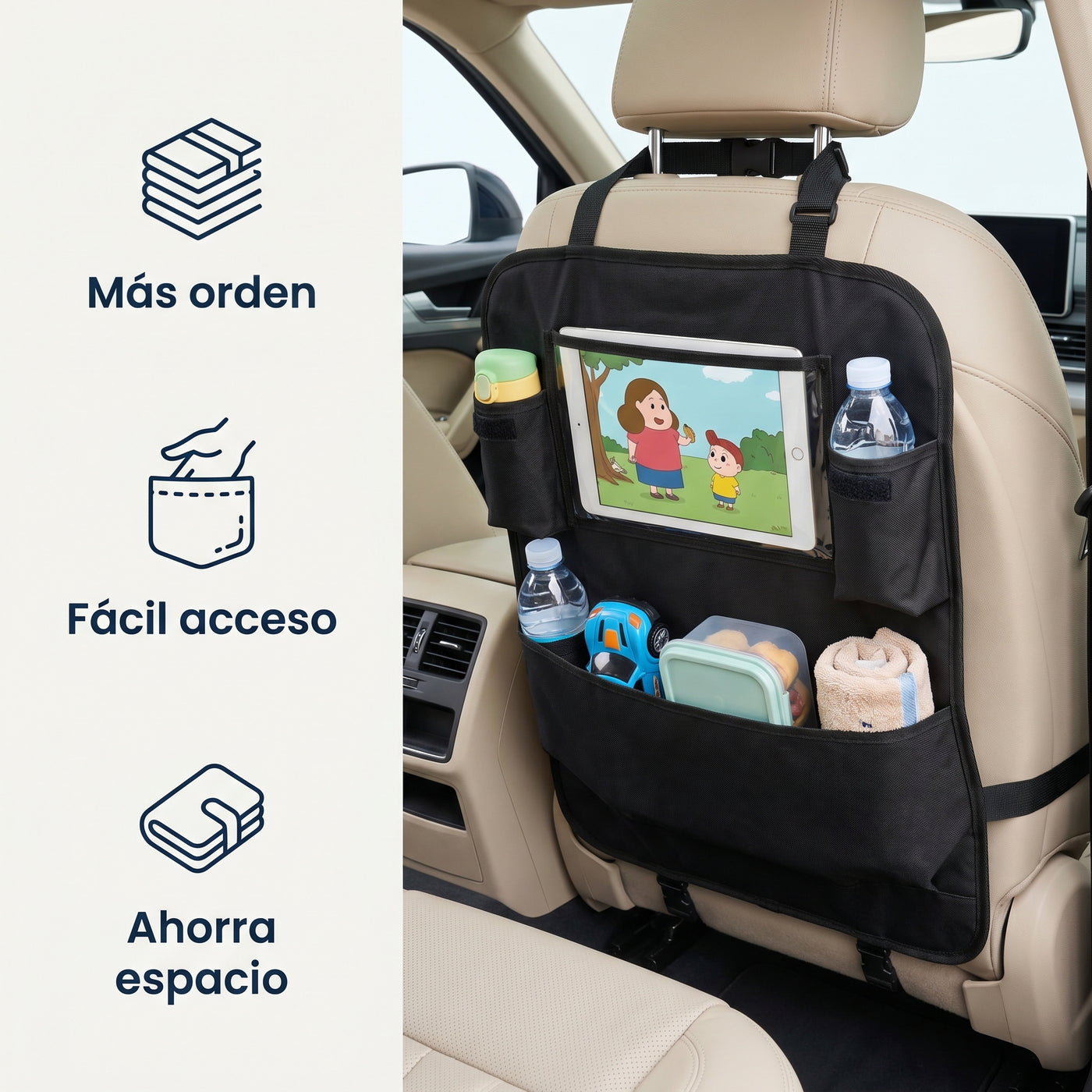 Organizador de Asiento Trasero para Auto - imagen 3