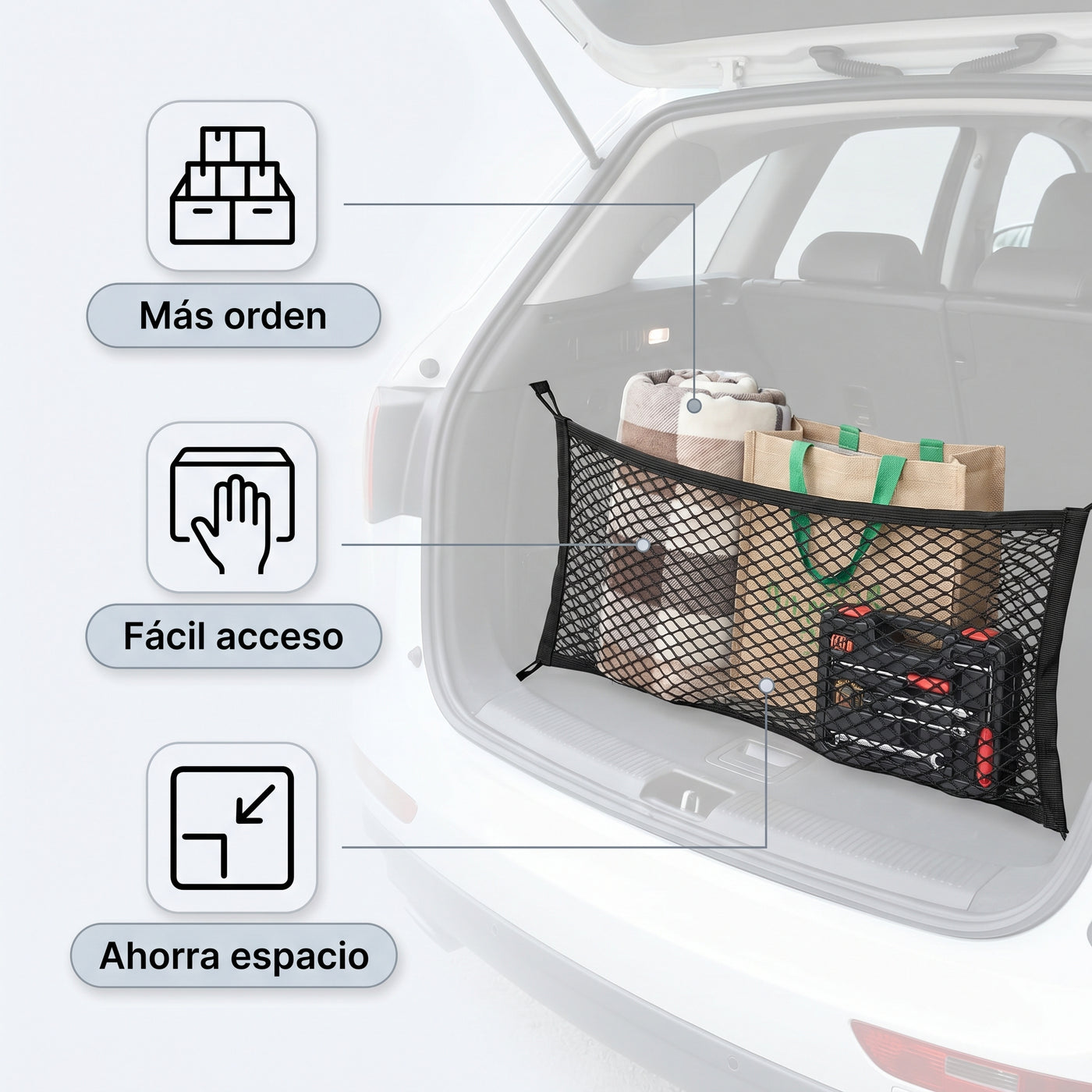 Red Organizadora para Baúl de Auto - imagen 3