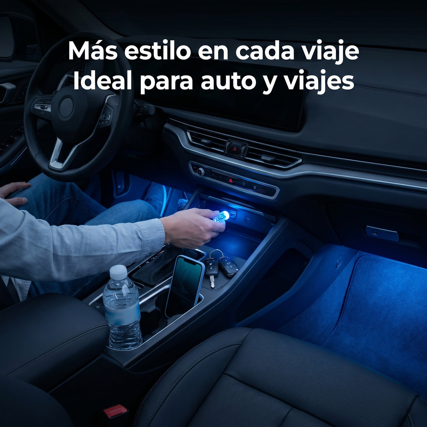 Luz LED Interior USB para Auto - imagen 2
