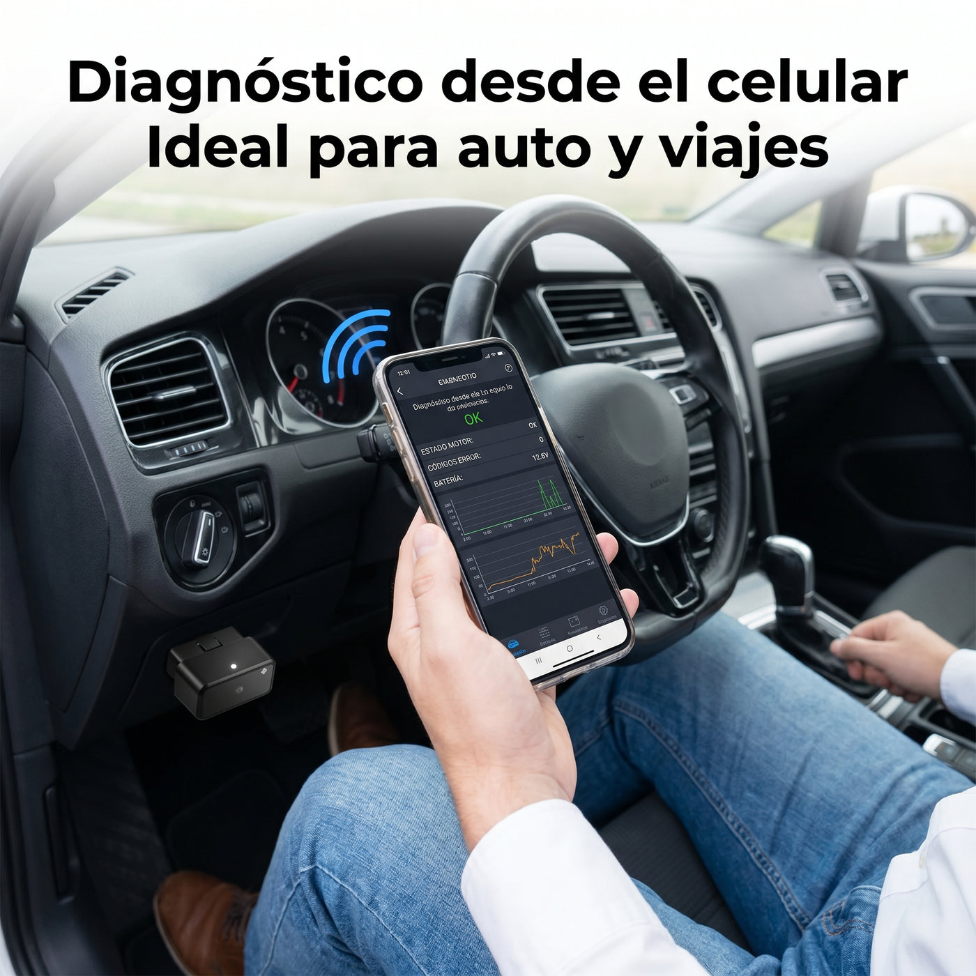 Scanner OBD2 Bluetooth para Auto - imagen 2