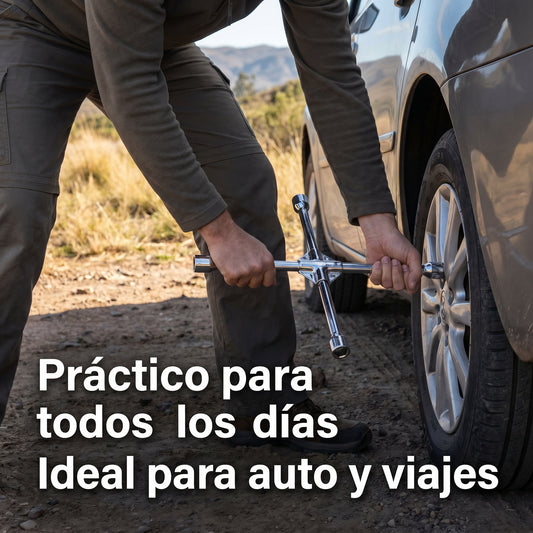 Llave Cruz Plegable para Ruedas - imagen 2
