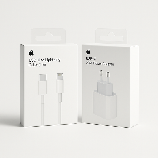 Combo Cargador Lightning (cabezal + cable) 20w