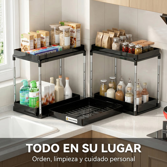 Organizador de Cocina y Baño de 2 Niveles - imagen 2