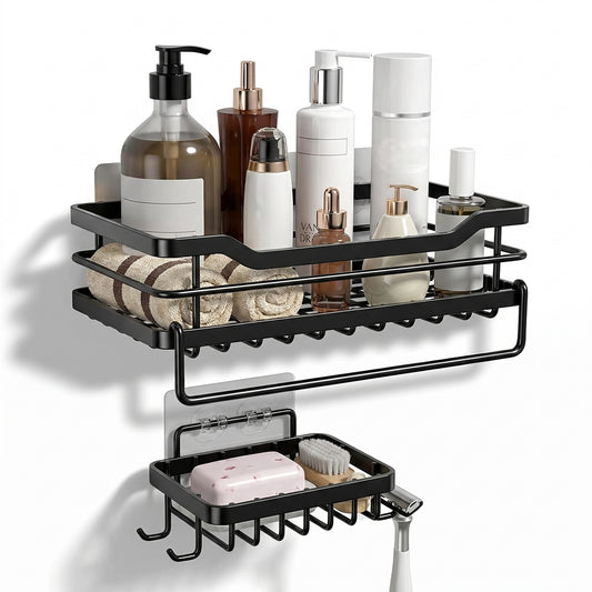 Estante Adhesivo de Acero para Baño y Cocina - imagen 1