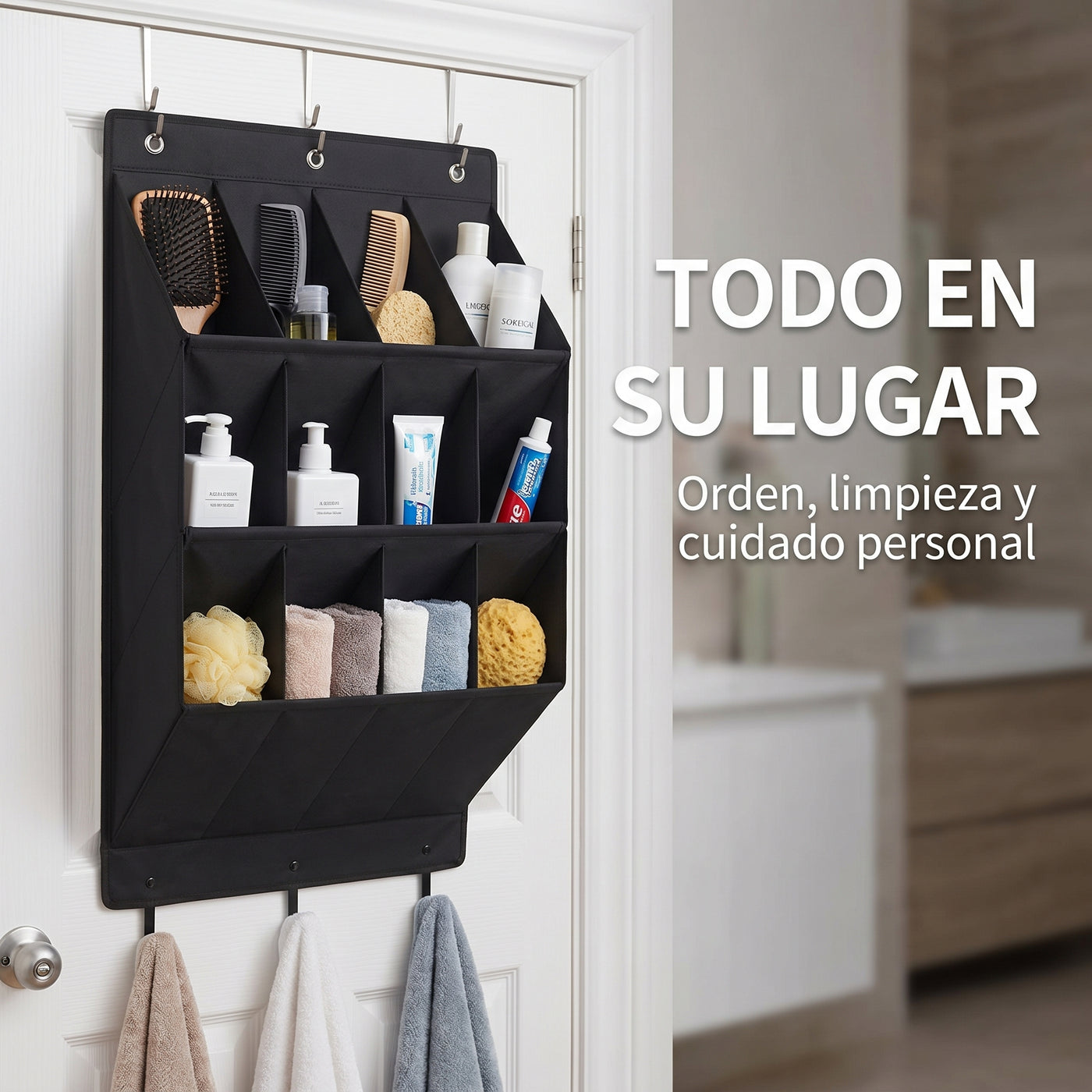 Organizador de Pared de Tela para Puerta - imagen 2