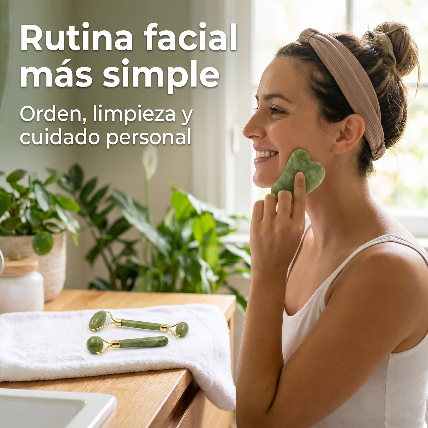 Masajeador Facial Gua Sha Roller - imagen 2