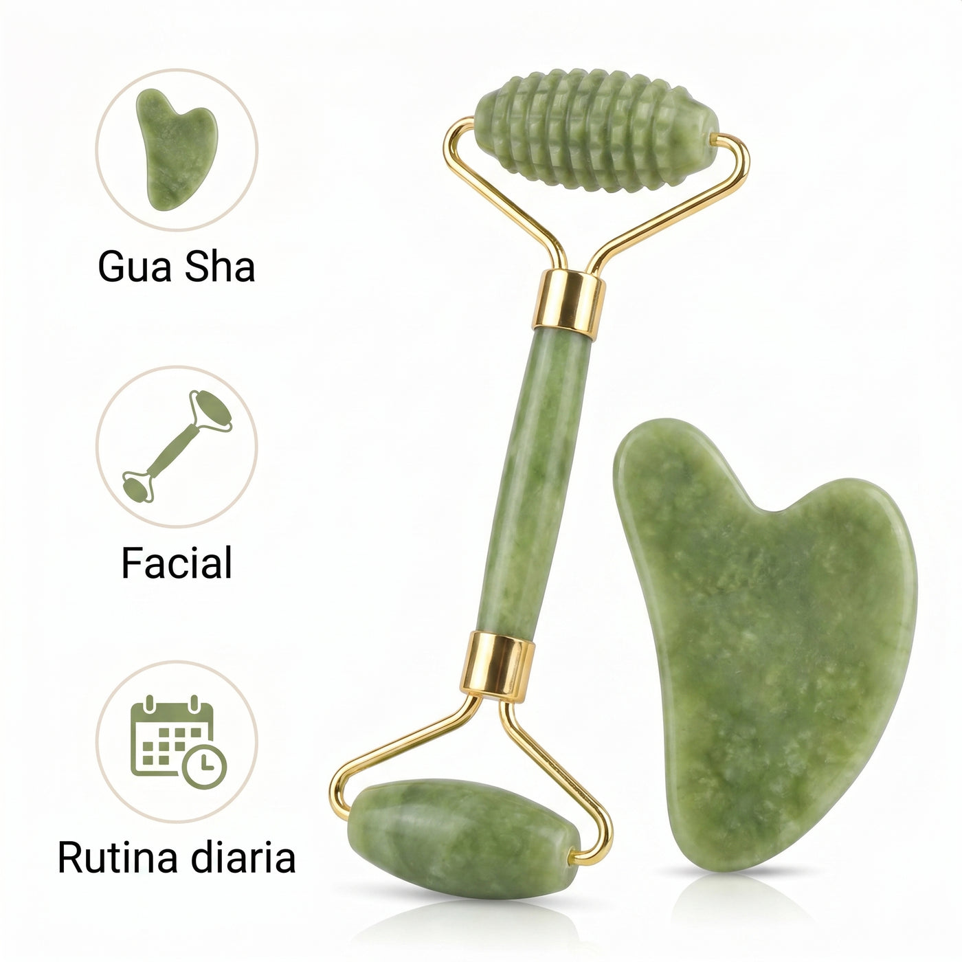Masajeador Facial Gua Sha Roller - imagen 3