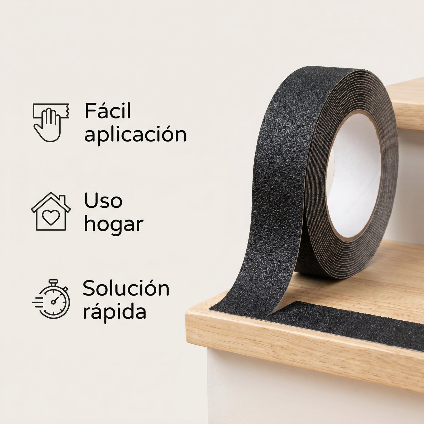 Cinta Antideslizante para Escalones y Baño - imagen 3